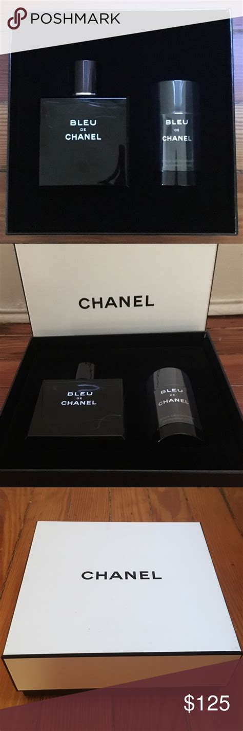 chanel blue gift set.